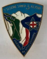sezione sanità 3° reggimento alpini divisione taurinense