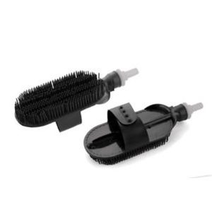 Striglia in plastica con attacco tubo dell’acqua