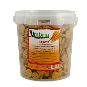 Secchio 3 kg Biscotti per Cavalli gusto Carota