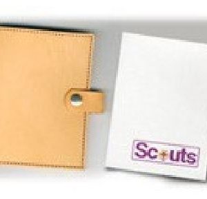 Porta Quaderno in Cuoio Naturale