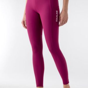 LEGGINGS EQUITAZIONE VIOLET DA DONNA GRIP AL GINOCCHIO Equiline