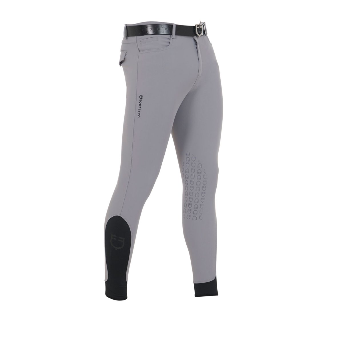 Pantaloni uomo slim fit grip con logo Equestro - immagine 8