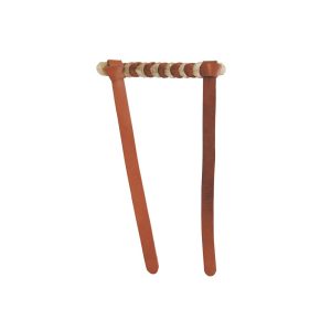 BARBOZZALE CUOIO INTRECCIATO ANNODATO