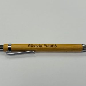 PENNA IN BAMBOO ” ESTOTE PARATI “