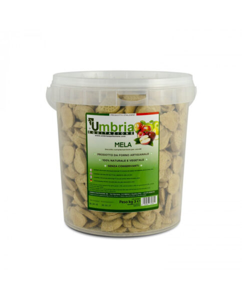 Secchio 3 kg Biscotti per Cavalli gusto Mela - immagine 2