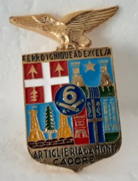 6° reggimento artiglieria da montagna araldico