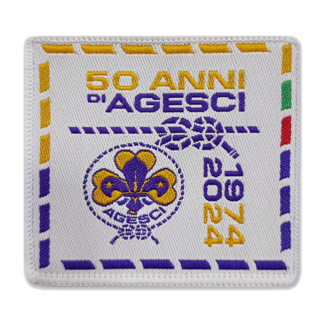 50 anni AGESCI – Distintivo, Bottone da cinta, Spilletta, Astuccio, T-Shirt - immagine 6
