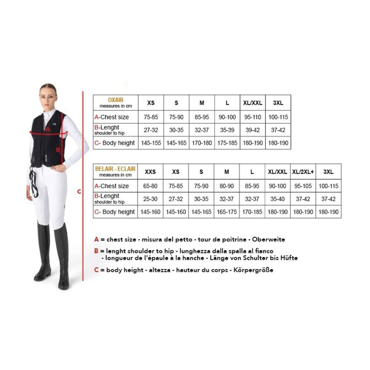 Airbag Unisex Equiline Èclair Senza Schienale - immagine 3