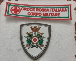 Velcro corpo militare croce rossa italiana
