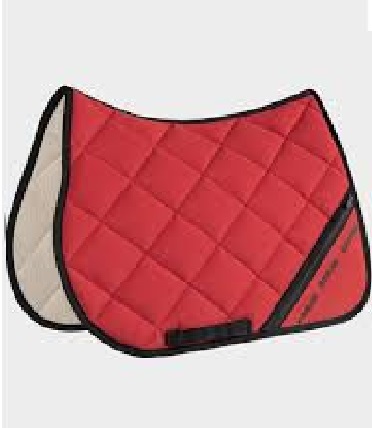 Sottosella equiline Rosso Tech con tasca completo di cuffia