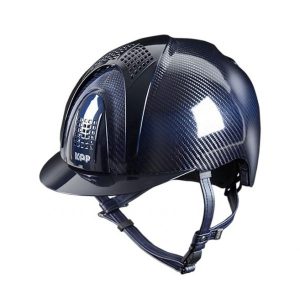 KEP IN CARBONIO SHINE BLU CON VISIERA INSERTI BLU METAL 3 INSERTI