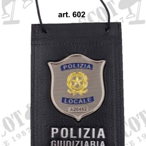 Portaplacca da collo art.602 scudo
