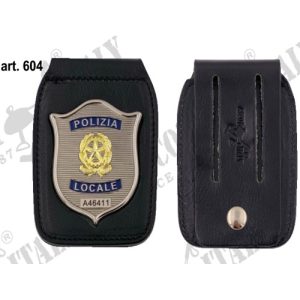 Portaplacca da cintura art.604 scudo