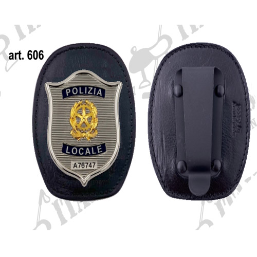 Portaplacca da cintura art.606 scudo