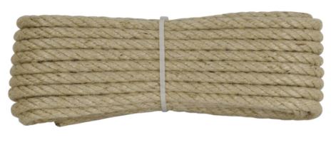 Cordino in juta da 10-20-30 mt. 4- 5 mm. in matassa – corderie italiane - immagine 2