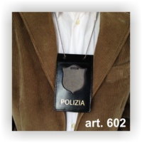 portaplacca e portatessera da collo art.602