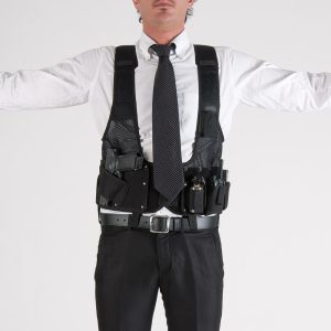 Gilet sottogiacca con fondina