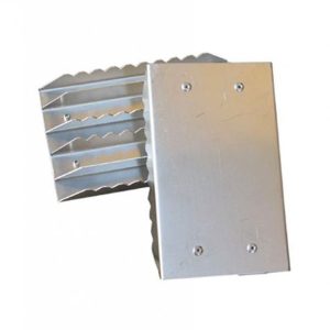 Striglia piatta in alluminio