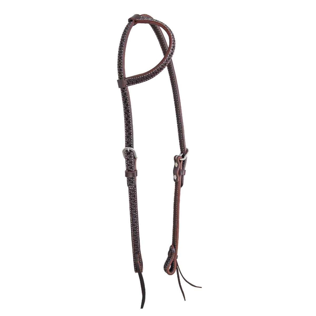 Testiera 1 orecchio 23748 lavorazione snake - immagine 2